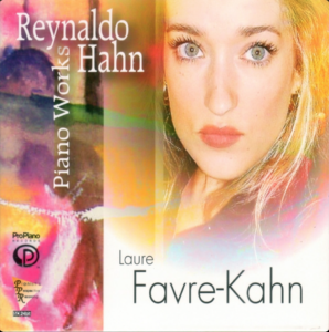 Laure Favre Kahn CD Piano Works Reynaldo Hahn